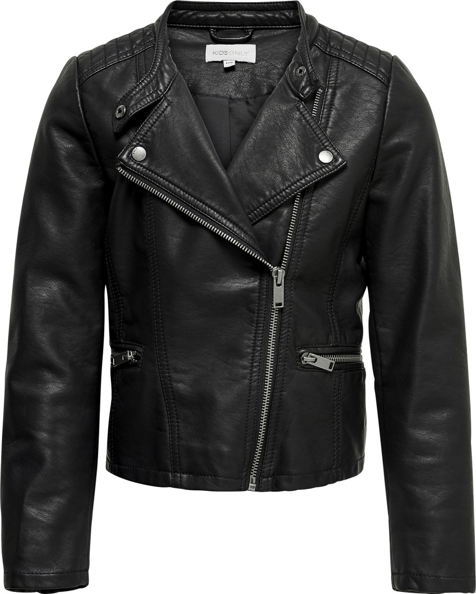 KIDS ONLY - 152 - KONFREYA Meisjes  Faux Leren jas