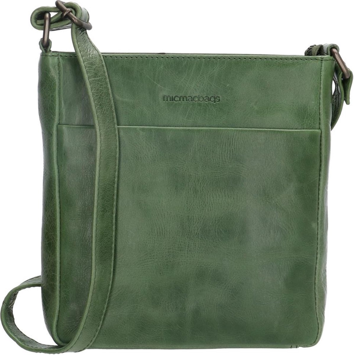 handtas, groene tas, schoudertas, crossbody, lederen tas