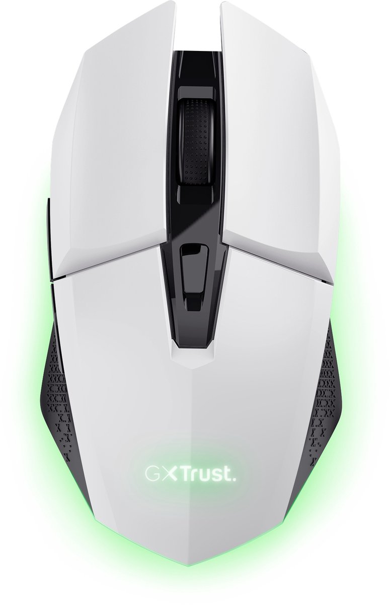 Trust GXT 110W Felox - Draadloze Gaming Muis - 4800 DPI - Verlichting - Wit