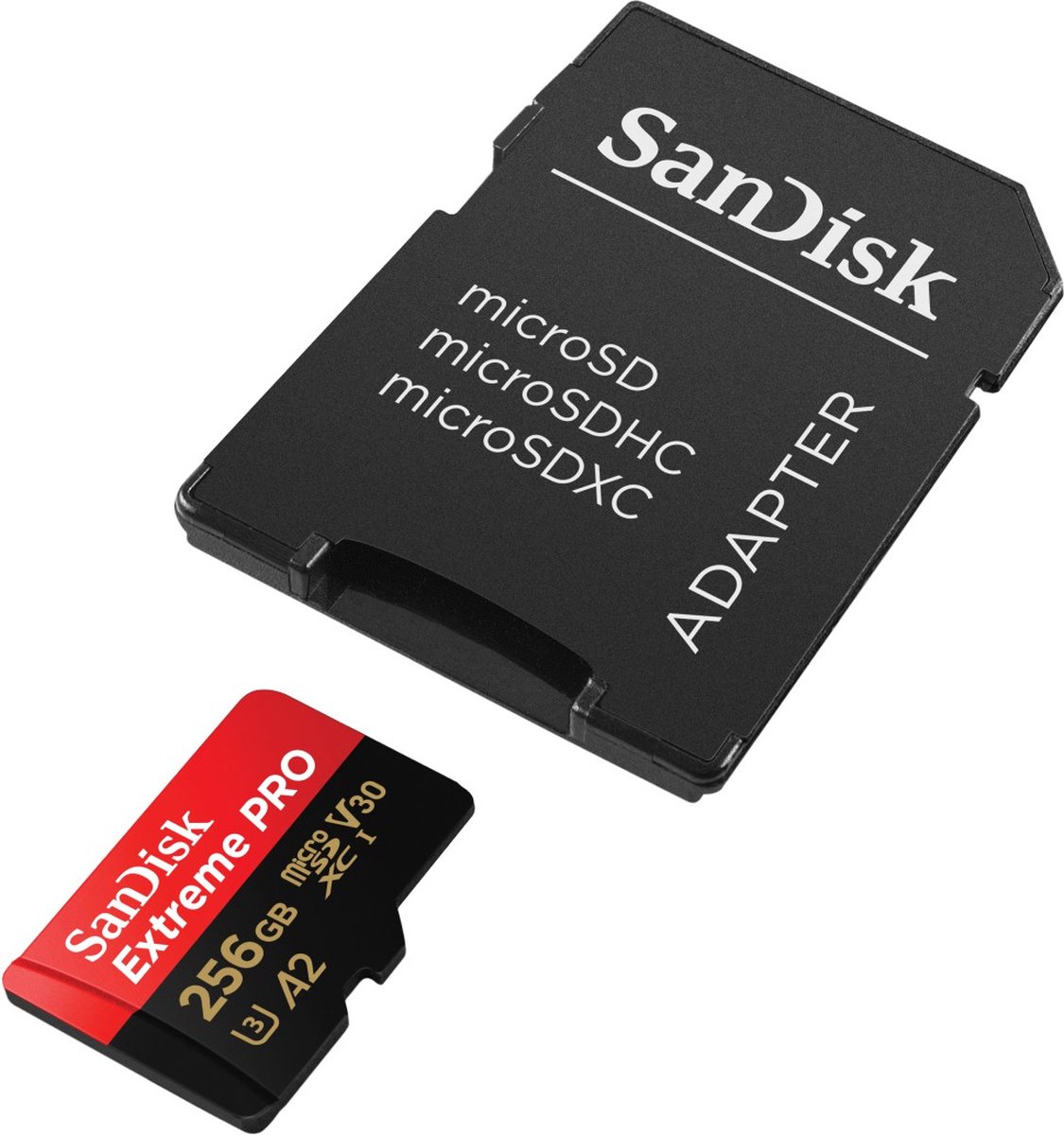 SanDisk Extreme PRO microSDXC-kaart 256 GB Class 10 UHS-I Schokbestendig - Waterdicht