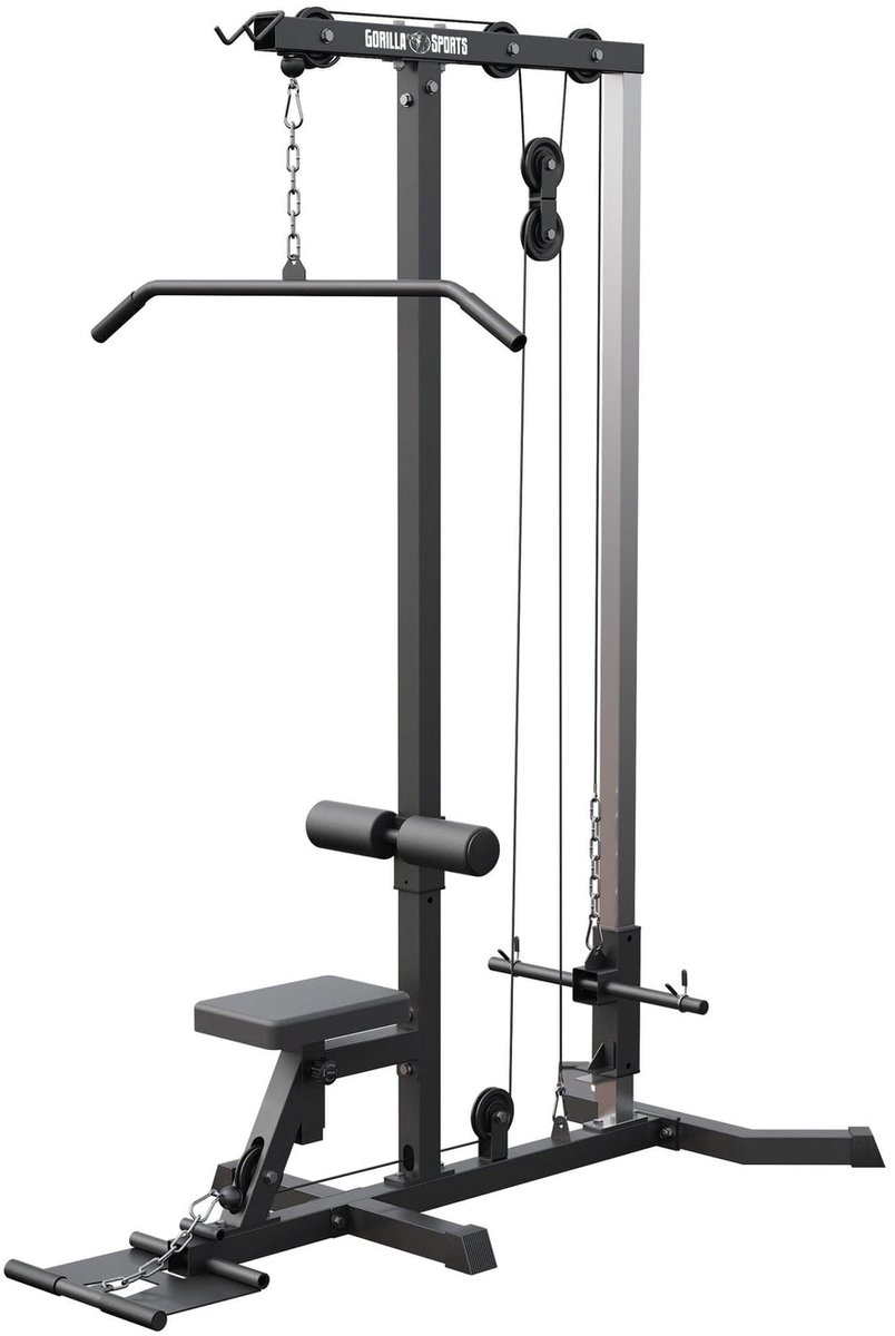 multigym, power rack, lat pulldown, kabelrol, thuisgym