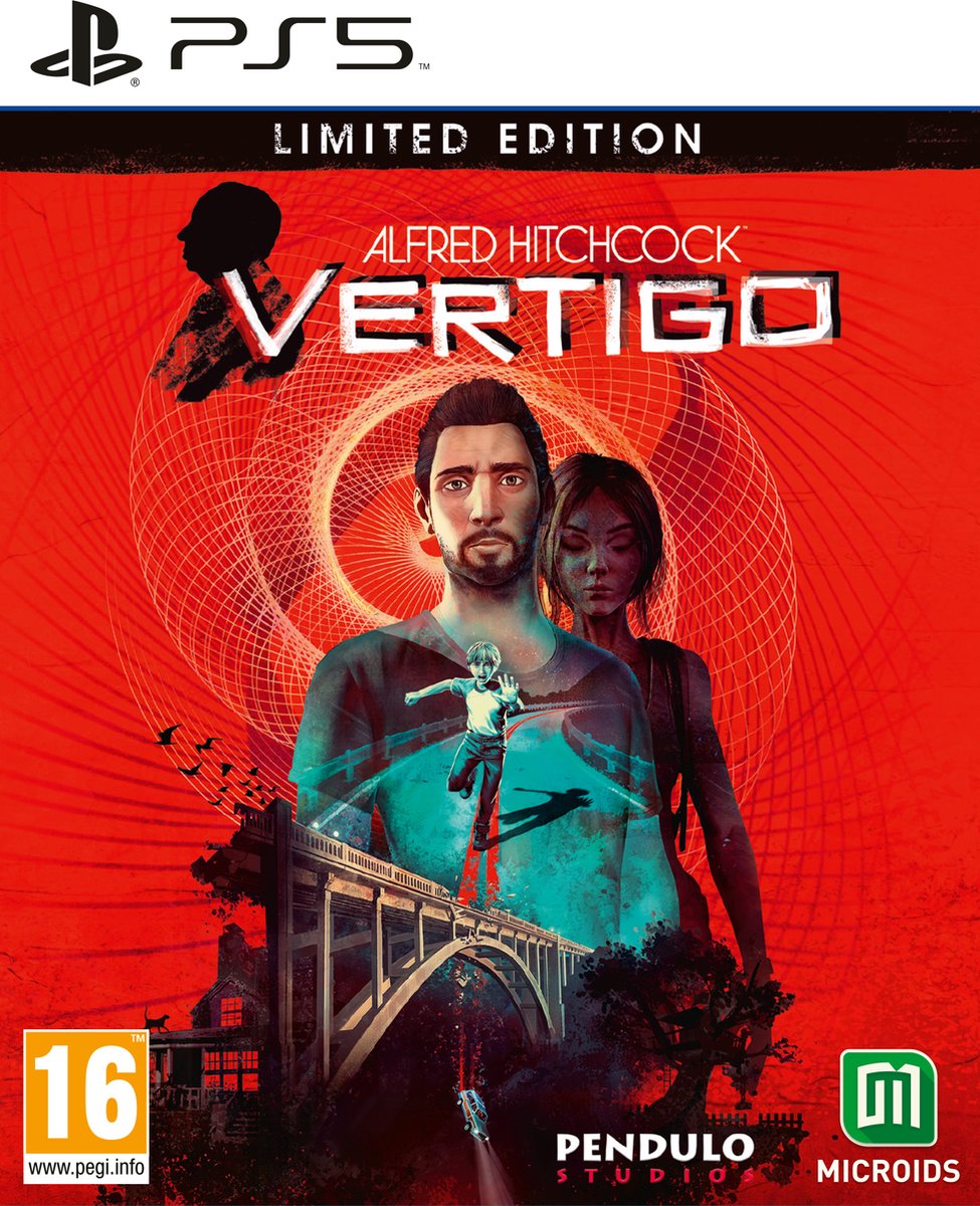 limited edition, video game, cover art, playstation 5, vertigo