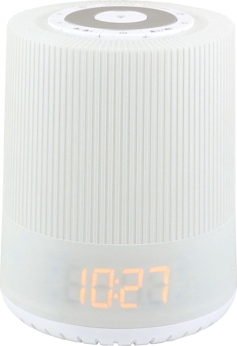 DGMoutlet-nl-Soundmaster-UR230-Wekkerradio-met-wake-up-lamp-en-nachtverlichting-wit Soundmaster UR230 -Wekkerradio met wake-up lamp en nachtverlichting - wit