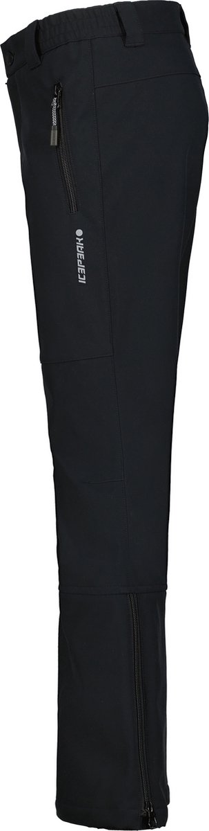 ICEPEAK - Maat 116 - LODI JR Softshell skibroek - Zwart