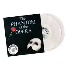cd, the phantom of the opera, opera soundtrack, white vinyl, vinyl record