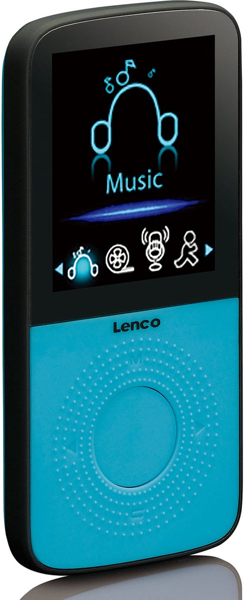 mp3 speler, digital player, bluetooth, mini, kleur blauw