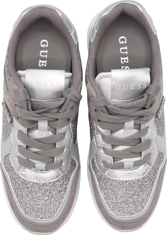 Guess Maybel Active -maat 40- Lady Texture Dames Sneakers - Zilver