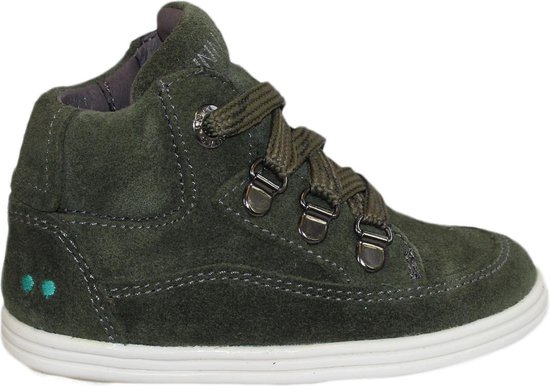 BunniesJR Sjimmie Stoer Jongens Veterschoenen - Army Green - Maat 21