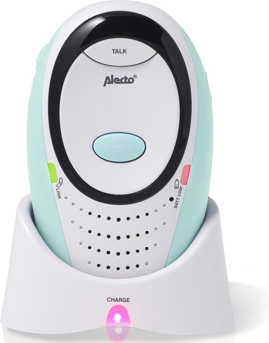 Alecto DBX-85MT - Full Eco DECT babyfoon - Wit/Mintgroen