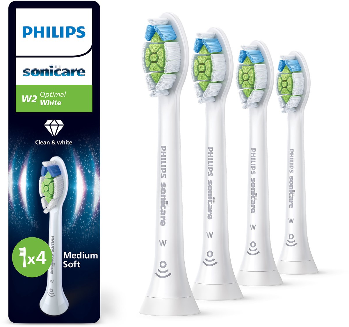 tandenborstel, sonicare, w2, Medium soft, oplaadbaar