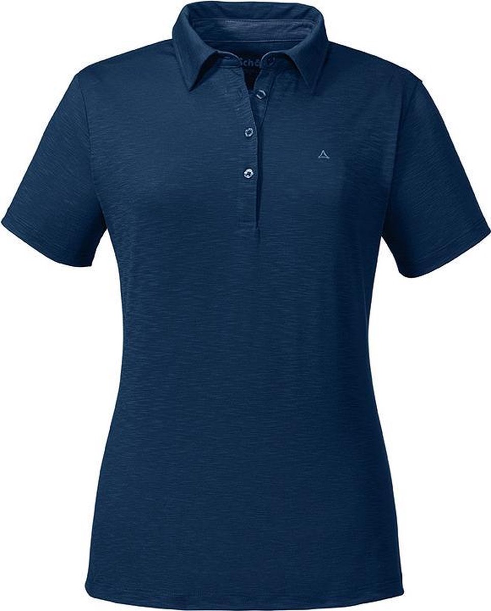 polo, korte mouwen, poloshirt, donkerblauw, kleding