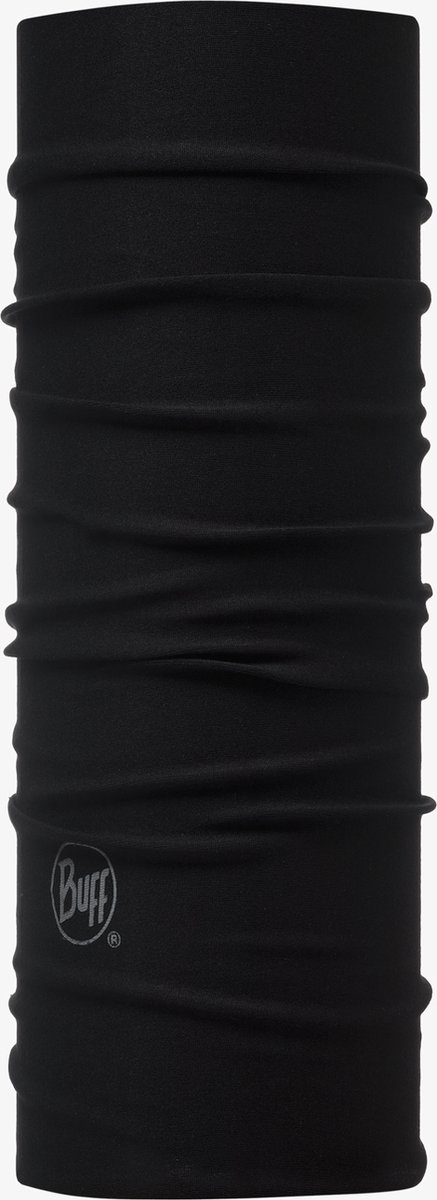 BUFF® Original EcoStretch SOLID BLACK - Nekwarmer - Kids
