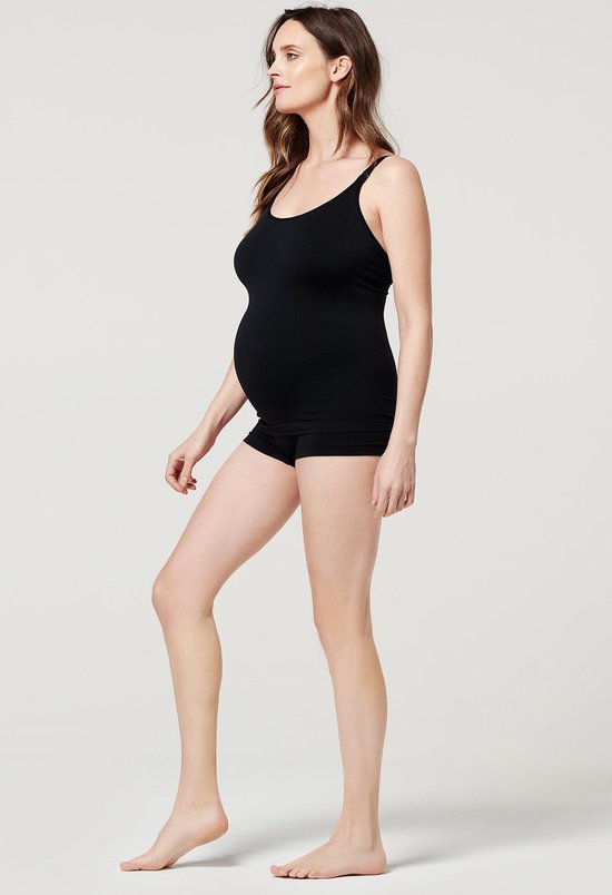 Noppies - M/L - Naadloze Voedingstop Seamless Black