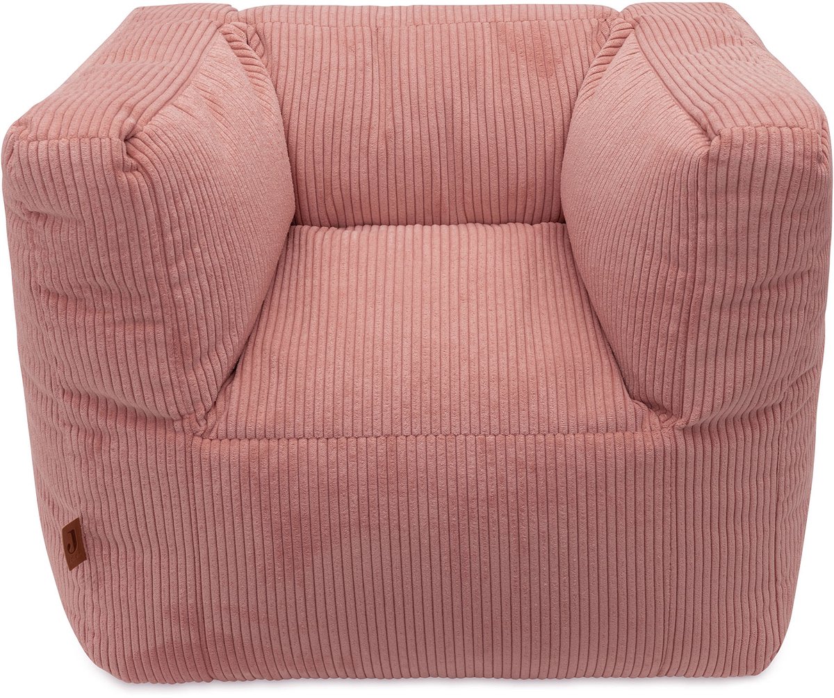 Jollein - Kinderfauteuil - Corduroy - Wild Rose - Kinder Zitzak - 1 t/m 4 jaar