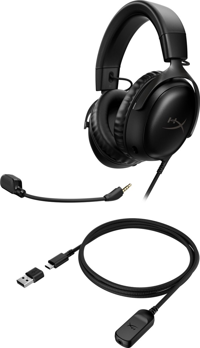 HyperX Cloud III Gaming Headset - PC, PS5, Xbox Series X|S - Zwart