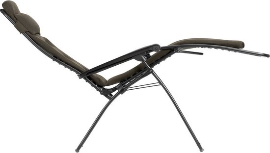 Lafuma RSX XL Clip AirComfort - Relaxstoel - Verstelbaar - Inklapbaar - Zero Gravity - Taupe