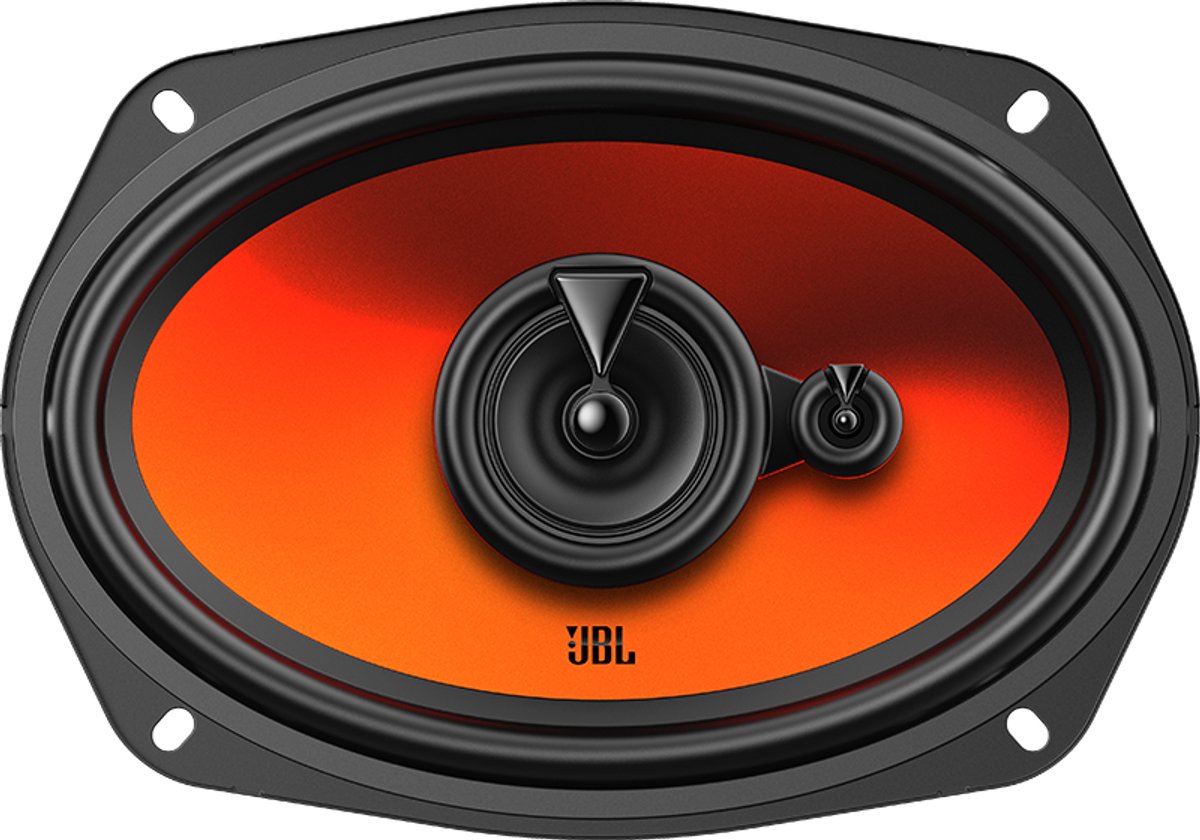 JBL STAGE1 GEN2 962M - Autospeakers - 15,2 x 22,9 cm - 3-weg Coaxiaal - 560 Watt - Luidspreker set