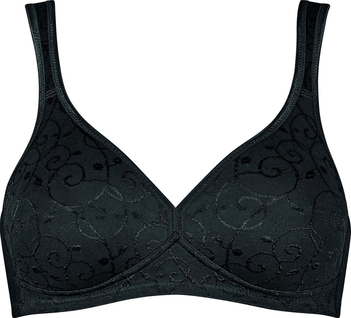 bh, black, lacy, bra, patterned