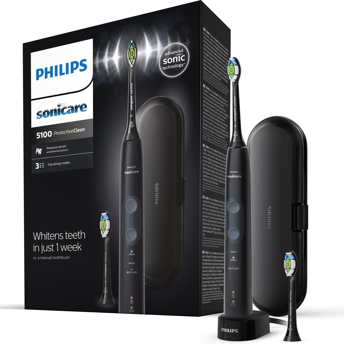 Philips Sonicare ProtectiveClean 5100 - HX6850/47 - Elektrische tandenborstel