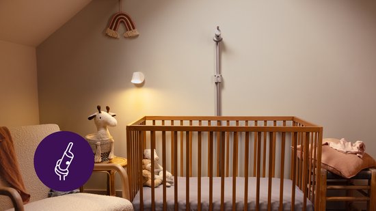 Philips Avent Premium Connected babyfoon met camera en app – Ademhaling en slaap detectie - SCD973/26