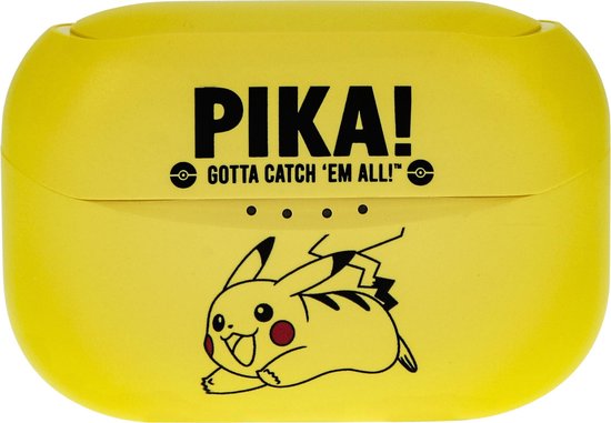 Pokémon Pikachu - TWS earpods - oplaadcase - touch control - extra eartips