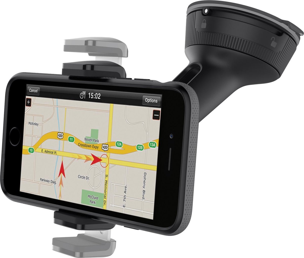 Belkin universele telefoonhouder auto - bevestigen aan dashboard/voorruit - Zwart