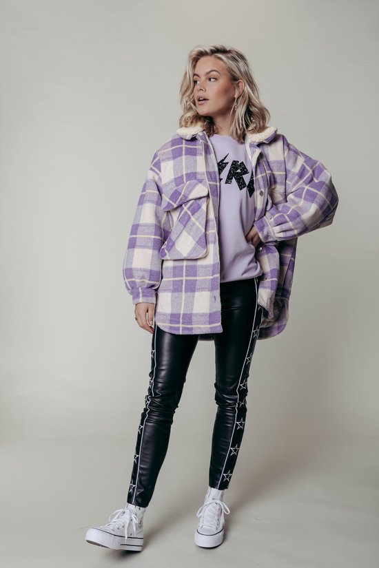 Colourful Rebel Maat S Tess Check Oversized Jas