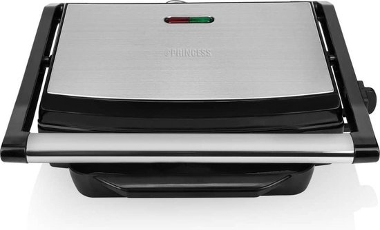 Princess Panini Grill 112415 – Contactgrill groot 30 x 24cm - Tosti apparaat - Grill apparaat - Zwev