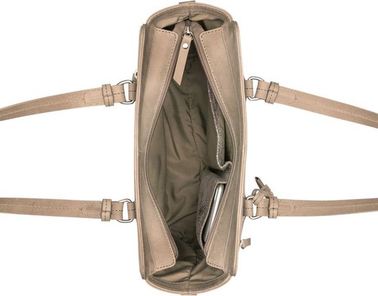 BURKELY Croco Cody Handbag S - Grijs