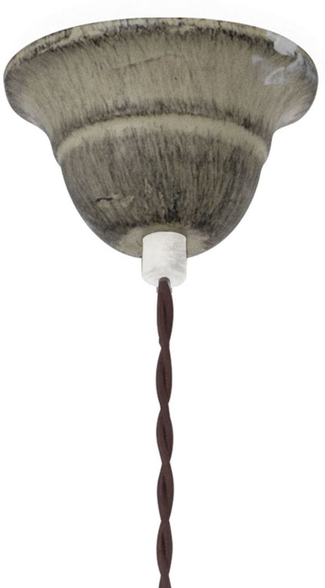 EGLO Vintage Langham - Hanglamp - 1 Lichts - Ø140mm. - Patina Bruin - Helder Glas