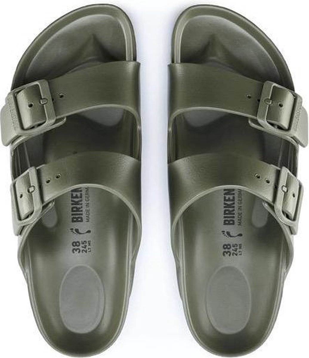 Birkenstock Arizona EVA Khaki Reg - 41 - Heren Slippers - Khaki