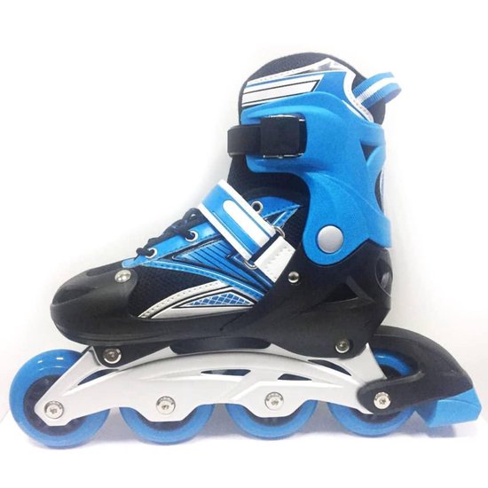 Move Adam Inlineskates - Maat 34-37 - Jongens - zwart/blauw