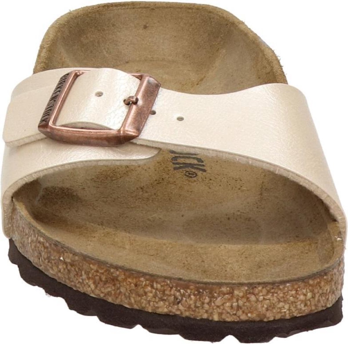 Birkenstock - maat 38 - Madrid Dames Slippers Small fit  - White
