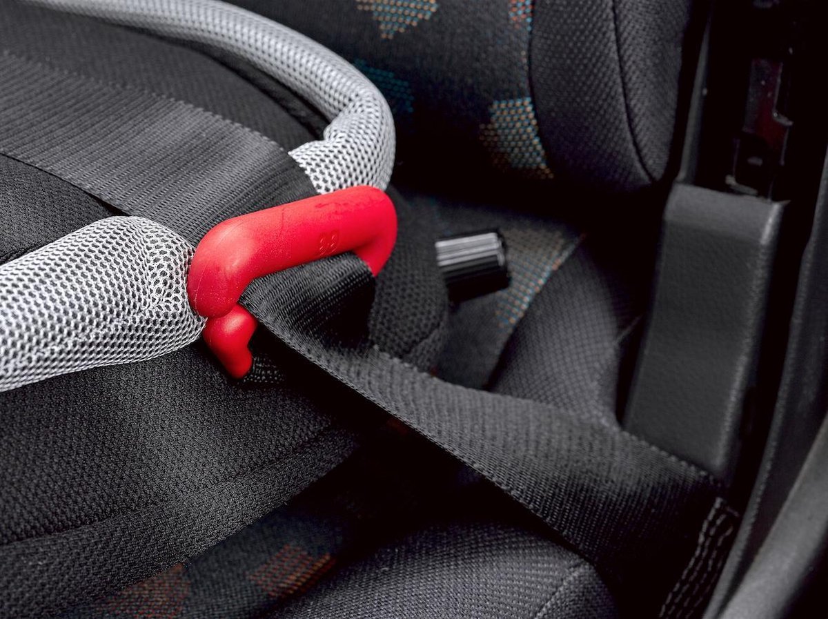 Bubblebum Zitverhoger Autozitje Opblaasbaar Autostoeltje - Zwart