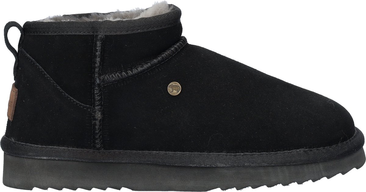 Warmbat - Maat 39 - Durack Women Suede Boot Dames Laarzen - Zwart