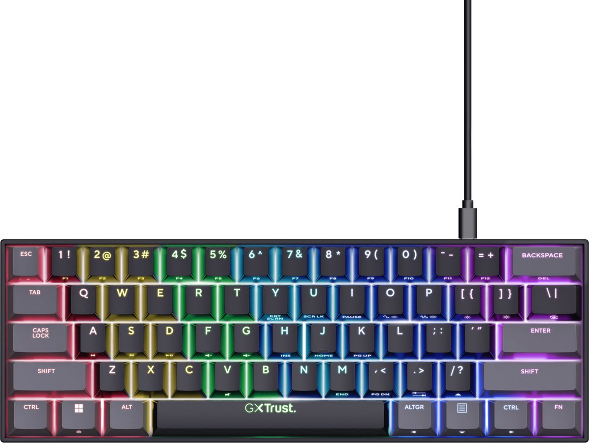 toetsenbord, rgb-achtergrondverlichting, mechanisch, kleurverlichting, GXT