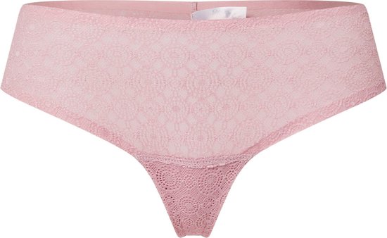MAGIC Bodyfashion Dream Thong Lace 2pack - Blush Pink - Maat XL