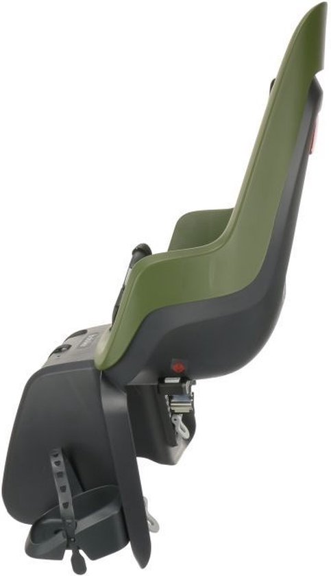 Bobike One Maxi E-BD/bagagedragermontage - Olive Green - fietsstoeltje - kinderzitje - achterzitje - fietszitje - voor achterdrager van een fiets of e-bike