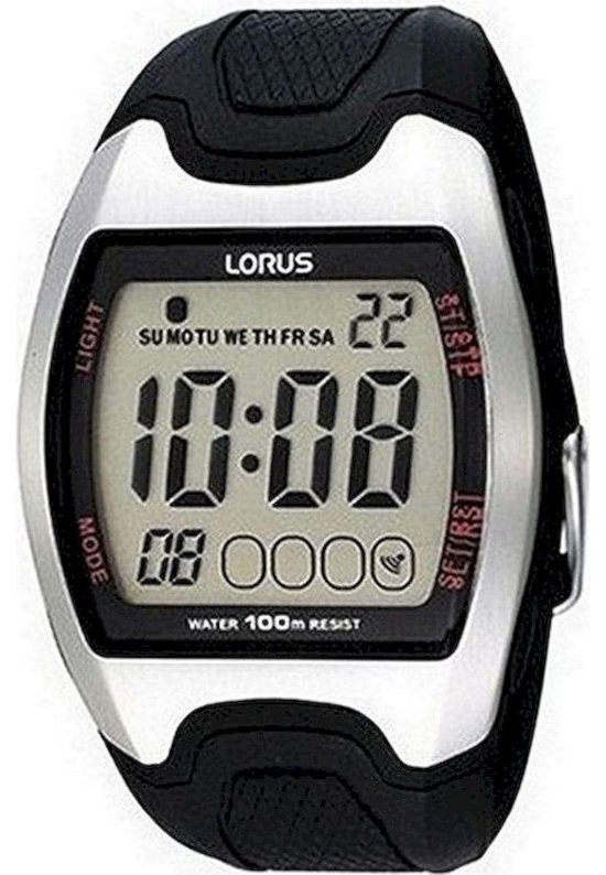 Lorus Polshorloge Kunststof Zwart 40 mm