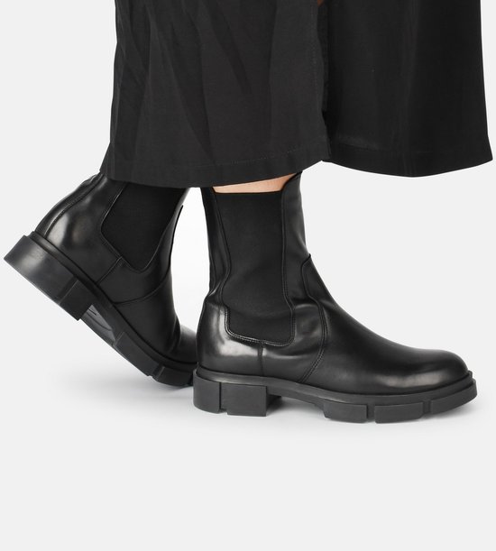 laarzen, boots, ankle boots, zwarte boot, rubberzool