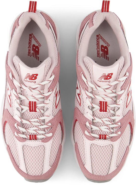 sneakers, running, mesh, pink, laces