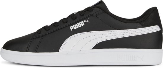 PUMA - Maat 42 - Smash 3,0 L Unisex Sneakers - Zwart/Wit