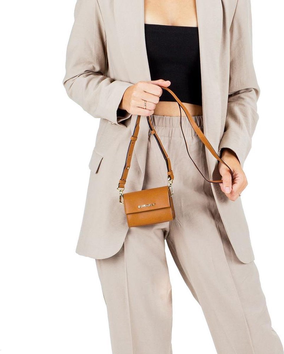 BURKELY PARISIAN PAIGE MICROBAG-Tan - Cognac