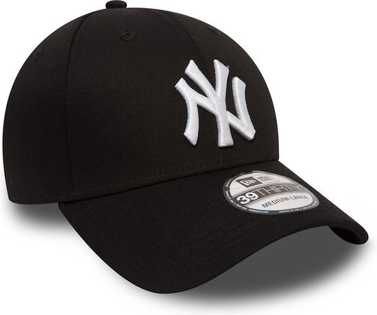 New Era MLB New York Yankees Cap - 39THIRTY - S/M - Black/White