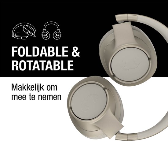 Fresh 'n Rebel Clam Core - Draadloze over-ear koptelefoon - 45 uur batterij - Silky Sand