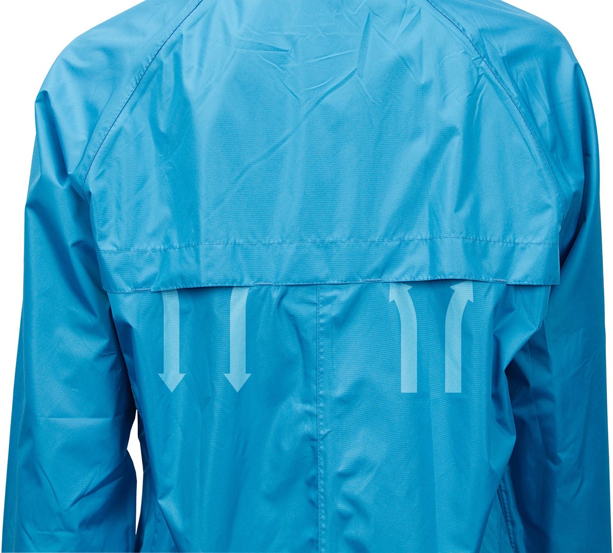 Ralka Regenjas Deluxe Lang Model - Dames - Zwart/Aqua - 42