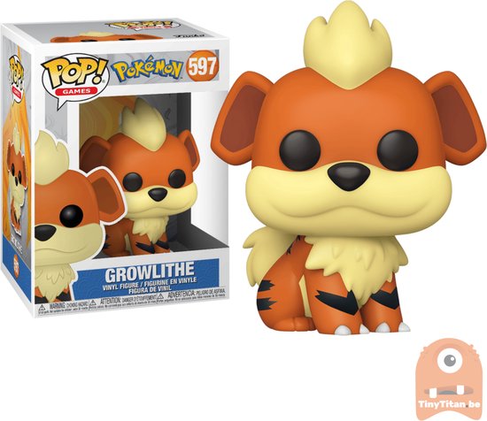 Funko Pop #597 - Pop Games: Pokémon - Growlithe