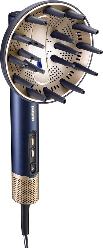 BaByliss 4-in-1 Wet to Dry Air Wand P1334E Föhn - Drogen / Stylen / Volume / Krullen - High Speed Di