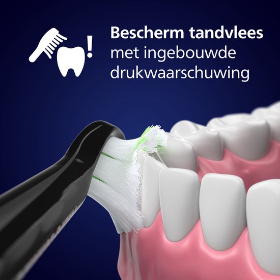 Philips Sonicare 5300 Series - Elektrische Tandenborstel - Zwart - Wittere tanden - HX7101/01