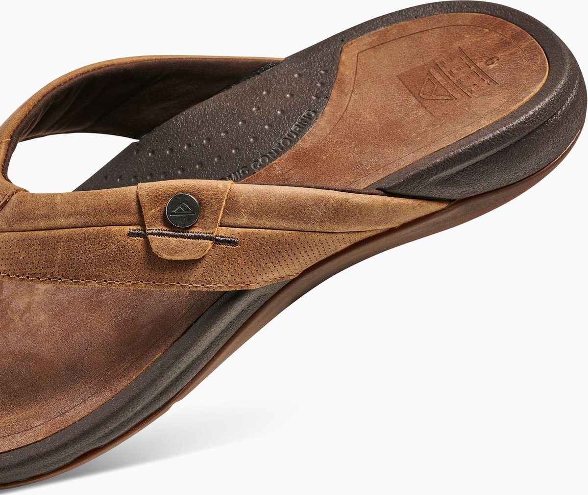 Reef - Maat 45 - Pacific Le Heren Slippers - Bruin